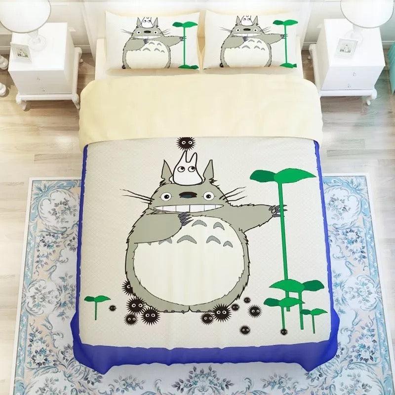 Tonari No Totoro  #9 Duvet Cover Quilt Cover Pillowcase Bedding Set Bed Home Decor