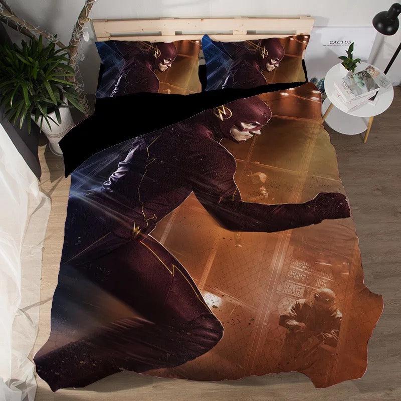 The Flash Barry Allen  #4 Duvet Cover Quilt Cover Pillowcase Bedding Set Bed Home Decor