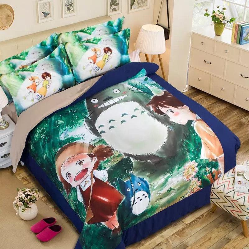 Tonari No Totoro  #7 Duvet Cover Quilt Cover Pillowcase Bedding Set Bed Home Decor