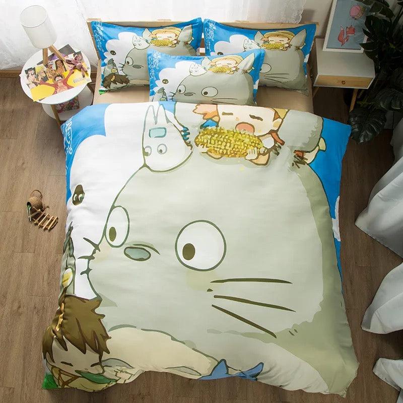 Tonari No Totoro  #5 Duvet Cover Quilt Cover Pillowcase Bedding Set Bed Home Decor