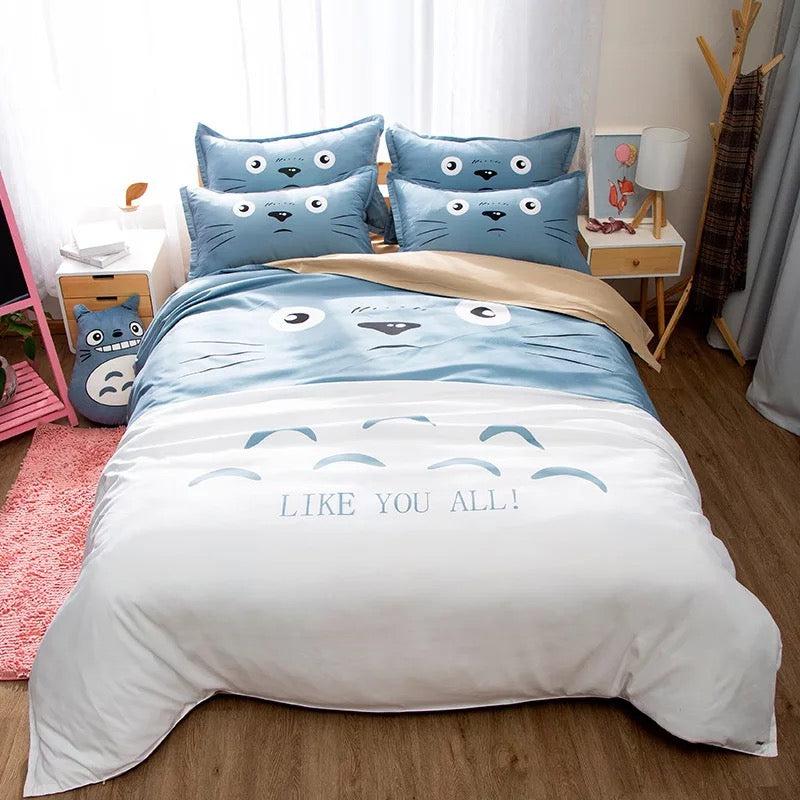 Tonari No Totoro  #6 Duvet Cover Quilt Cover Pillowcase Bedding Set Bed Home Decor