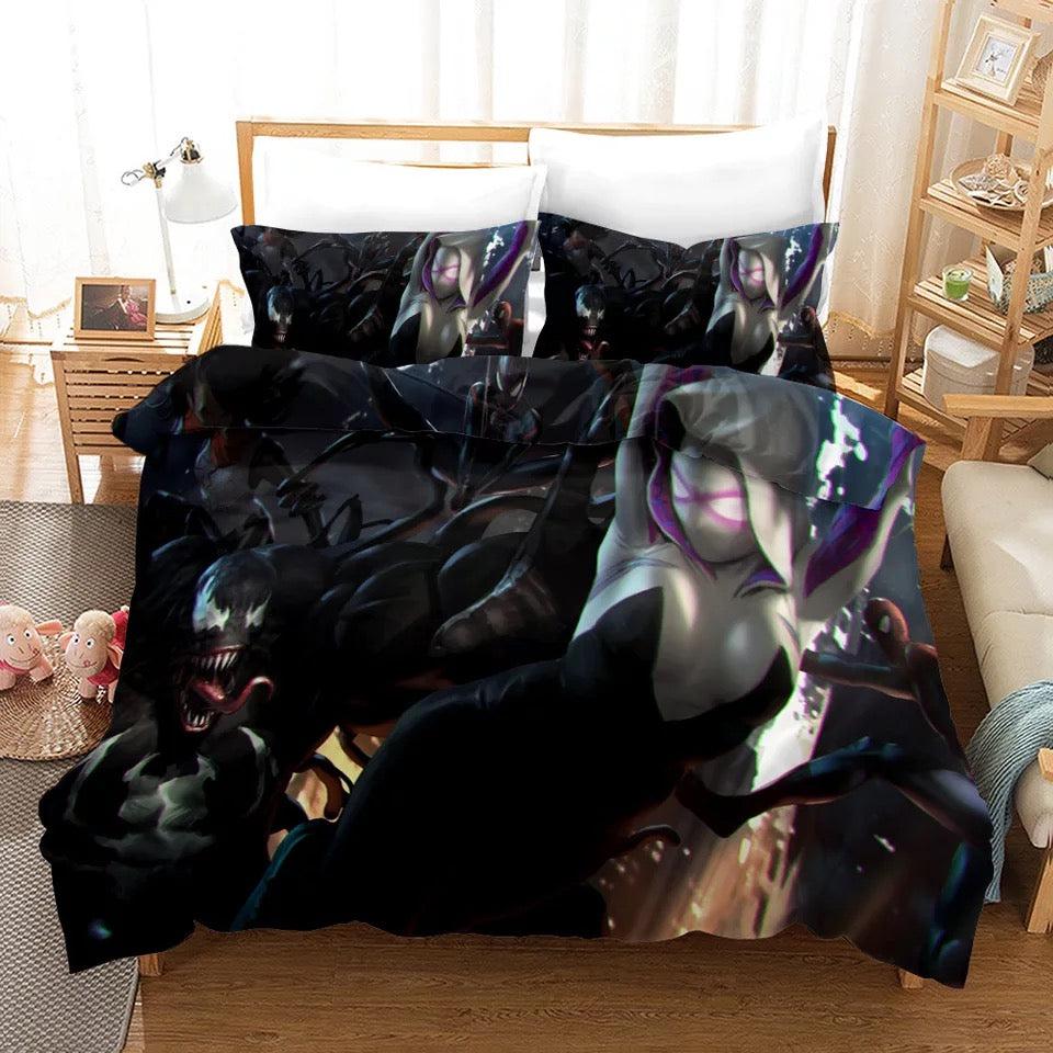 Venom Gwen  #2 Duvet Cover Quilt Cover Pillowcase Bedding Set Bed Home Decor