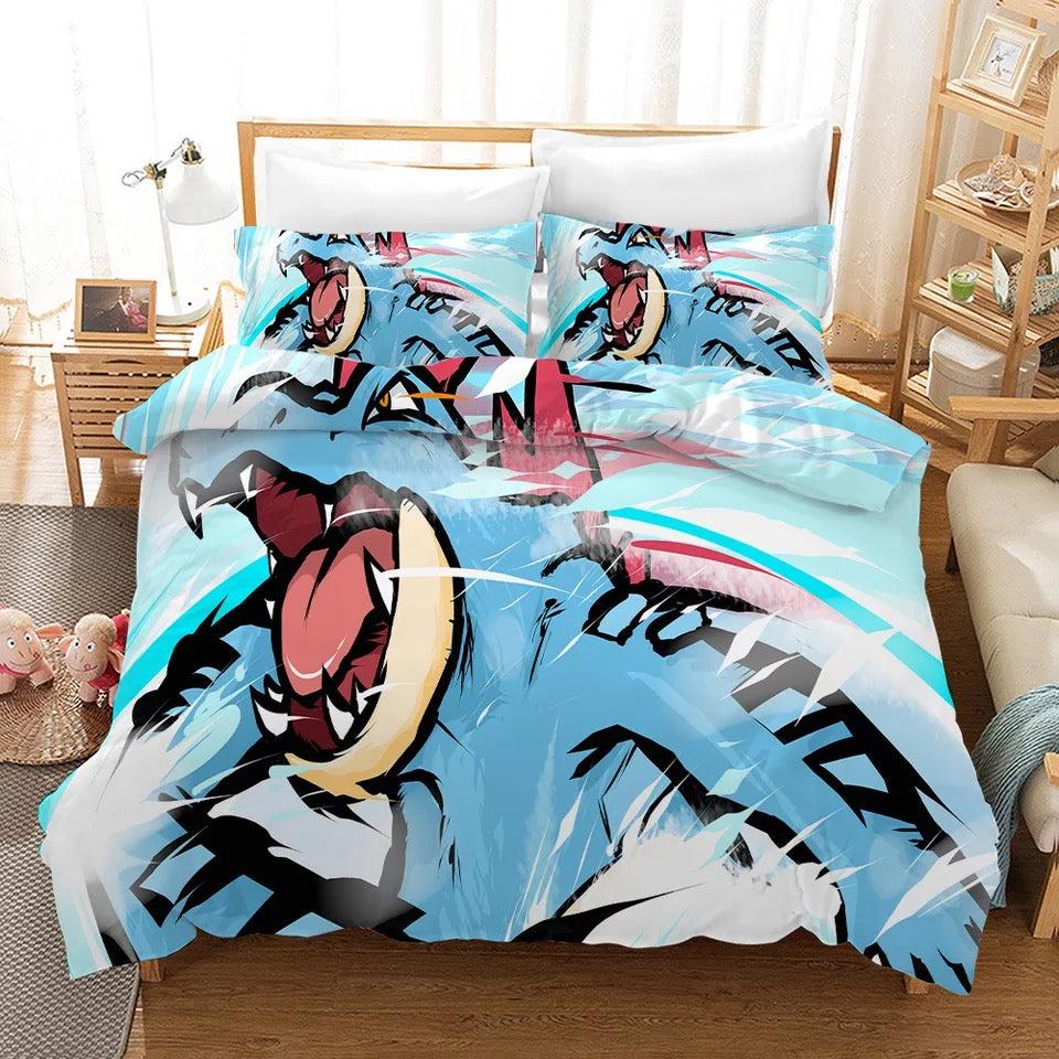 Pokemon Pikachu  #31 Duvet Cover Quilt Cover Pillowcase Bedding Set Bed Home Bedroom Decor