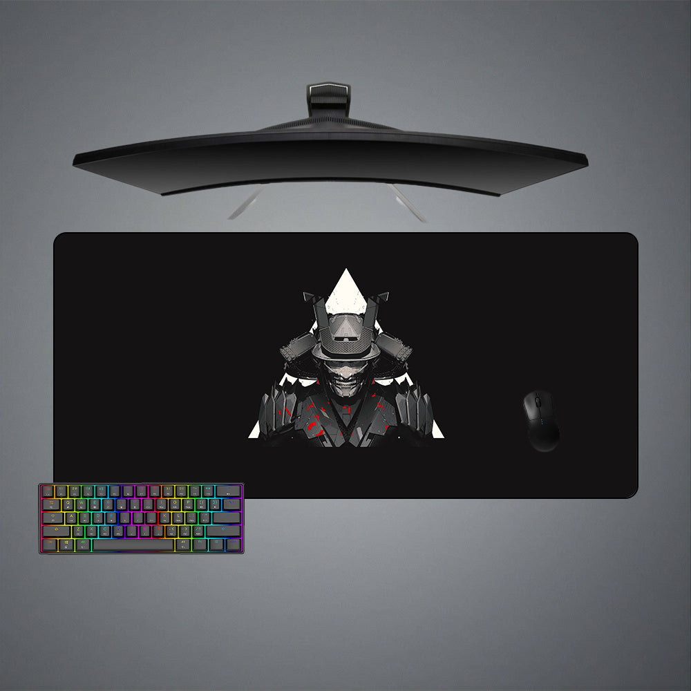 Allleftout Samurai Triangle Design Gaming Mouse Pad, Computer Desk Mat