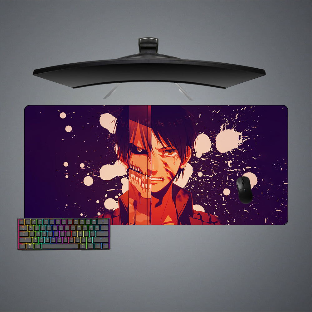 Allleftout Eren Titan Design Gaming Mouse Pad, Computer Desk Mat