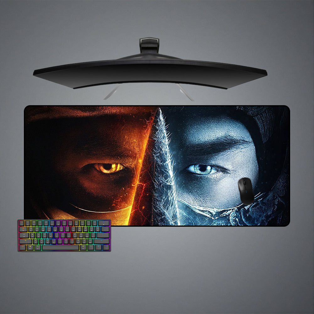 Allleftout Scorpion And Sub-Zero Design Gaming Mouse Pad, Computer Desk Mat