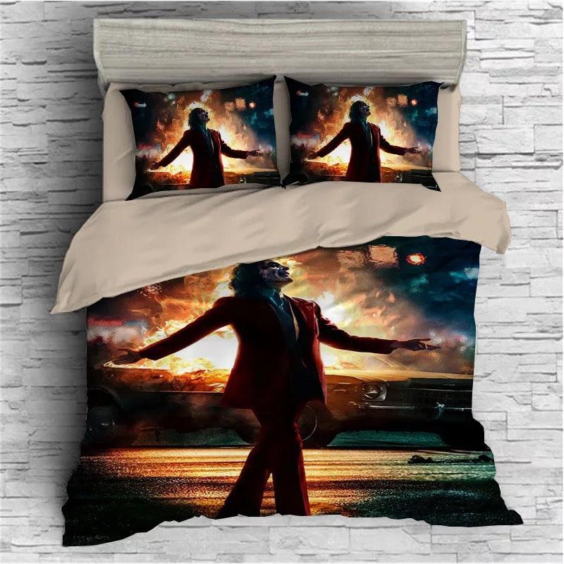 Joker Arthur Fleck Clown  #17 Duvet Cover Quilt Cover Pillowcase Bedding Set Bed Home Bedroom Decor