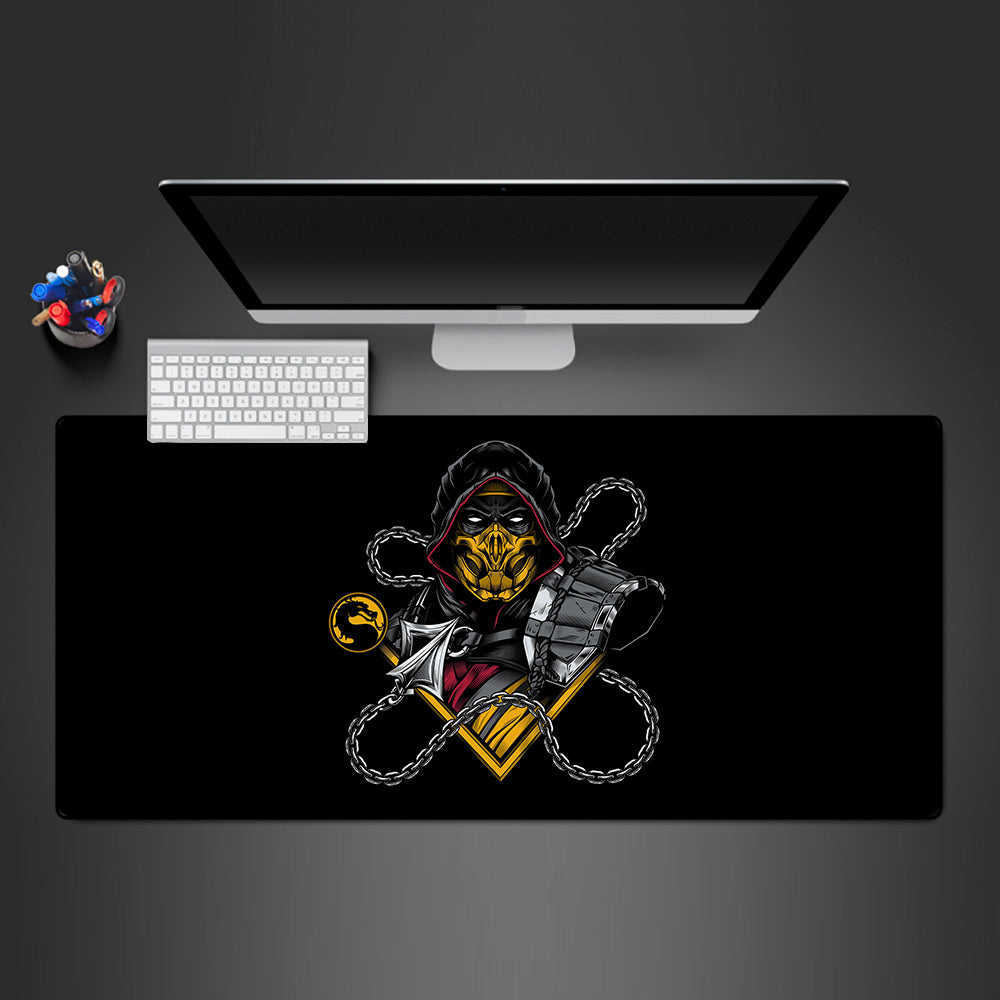 Allleftout Scorpion Chain Design Gaming Mouse Pad, Computer Desk Mat