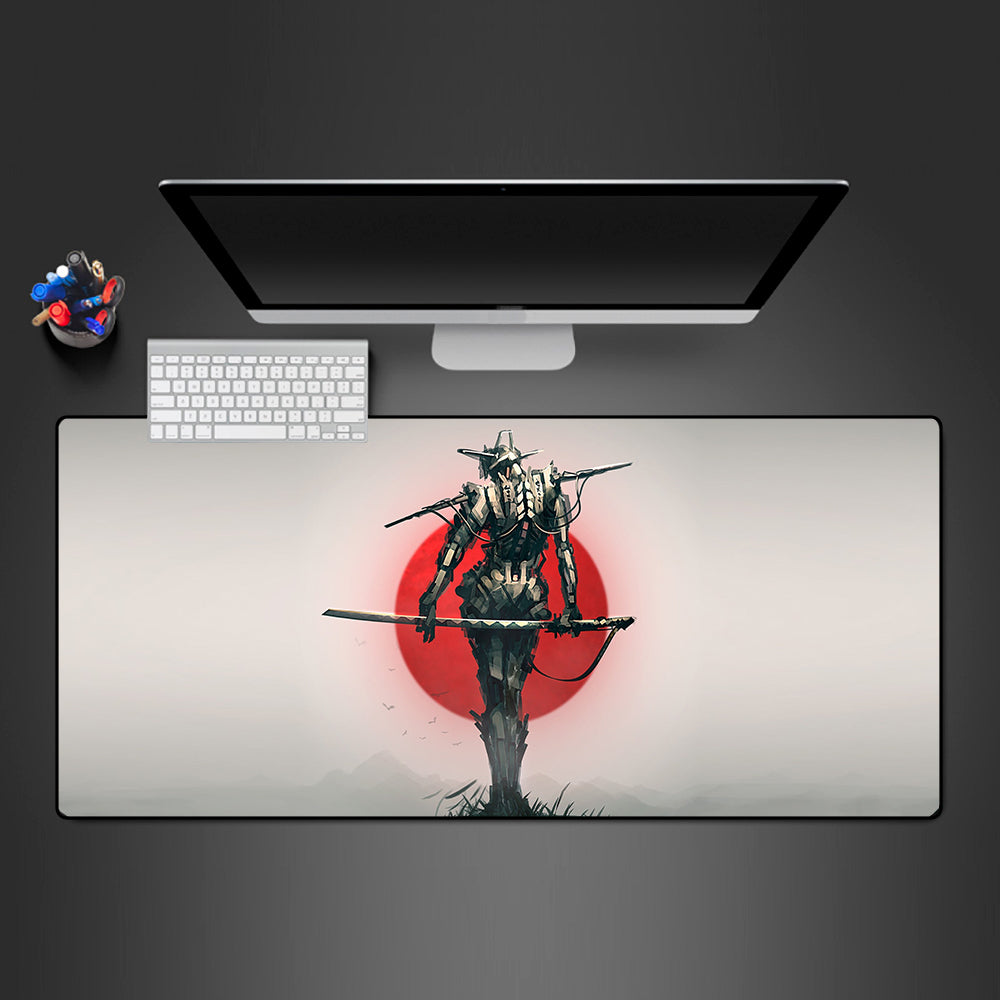 Allleftout Robo Samurai Design Gaming Mouse Pad, Computer Desk Mat