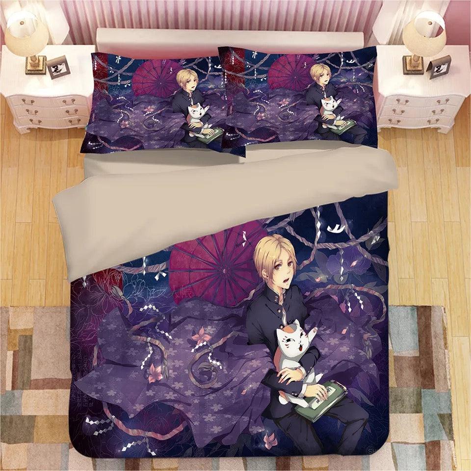 Natsumes Book Of Friends  #10 Duvet Cover Quilt Cover Pillowcase Bedding Set Bed Home Bedroom Decor