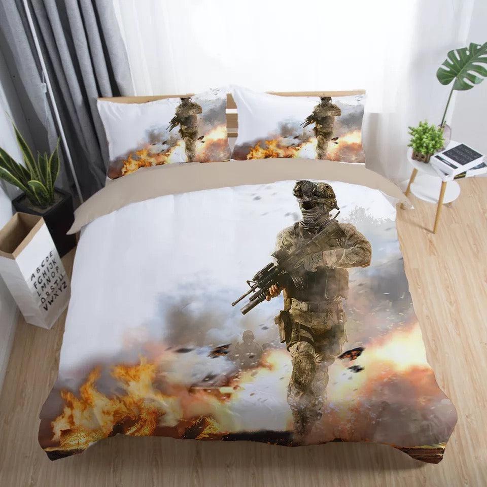 Call Of Duty  #25 Duvet Cover Quilt Cover Pillowcase Bedding Set Bed Home Decor