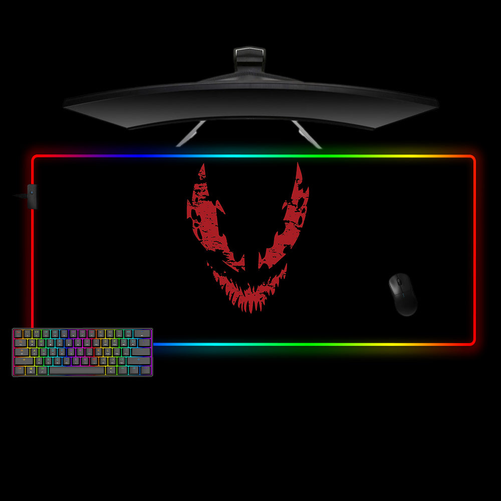 Allleftout Carnage Smile Design Rgb Gaming Mouse Pad, Computer Desk Mat