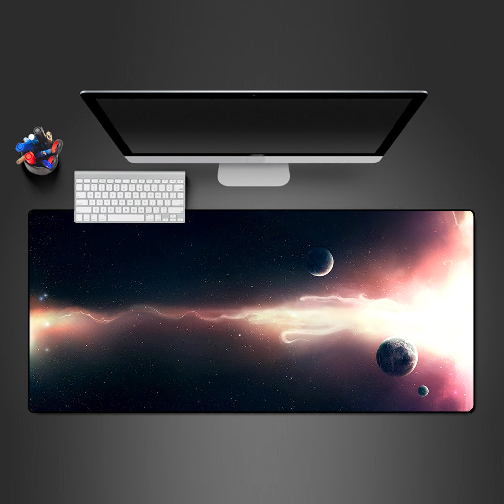 Allleftout Solar Flare Design Gaming Mouse Pad, Computer Desk Mat