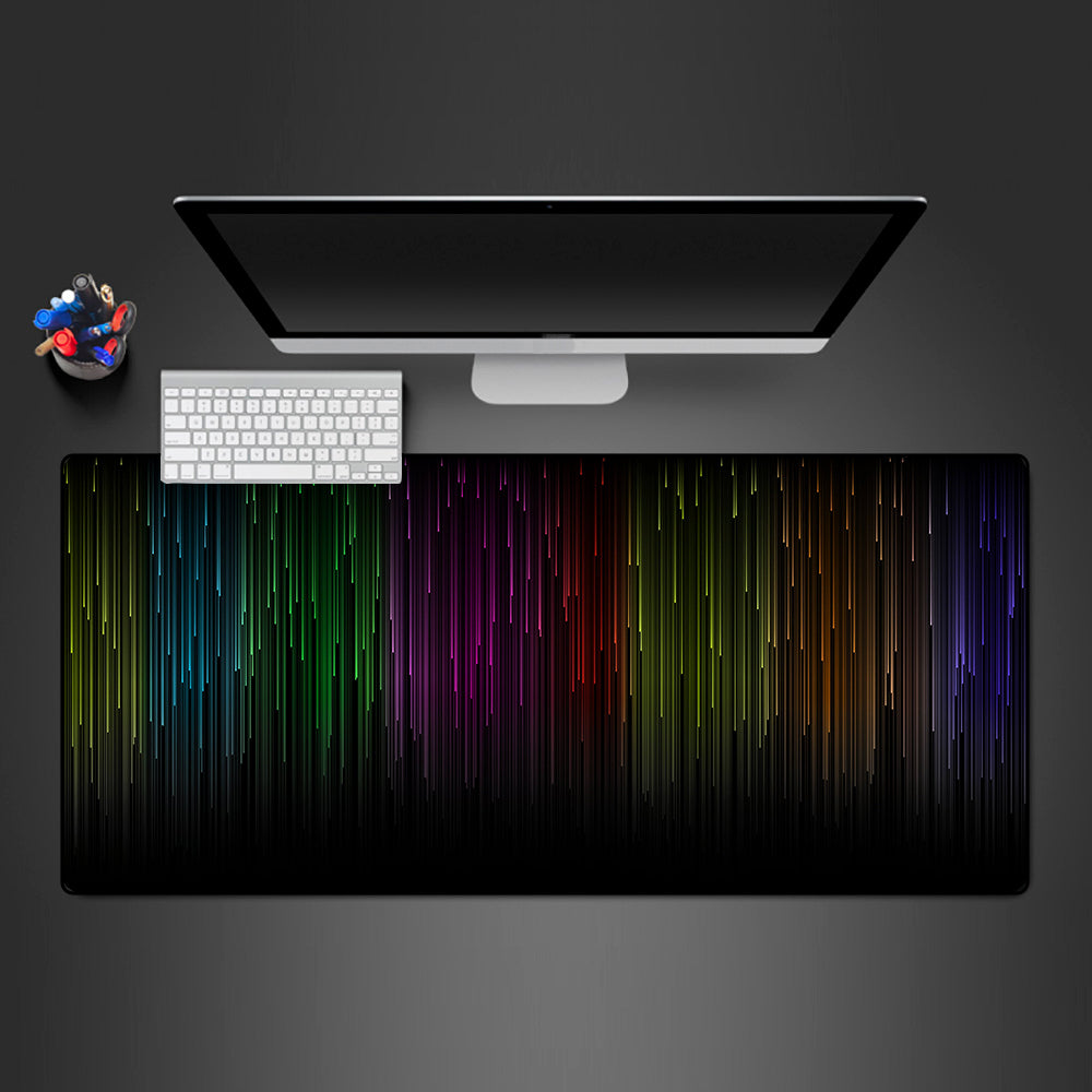 Allleftout Light Rain Design Gaming Mouse Pad, Computer Desk Mat