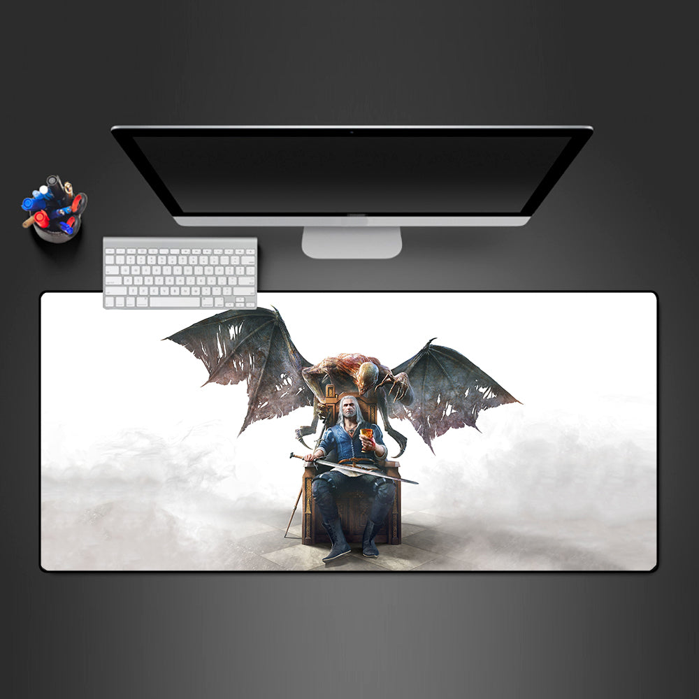 Allleftout Blood And Wine Design Gaming Mouse Pad, Computer Desk Mat