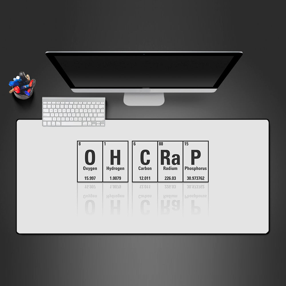 Allleftout Funny Chemistry Design Gaming Mouse Pad, Computer Desk Mat