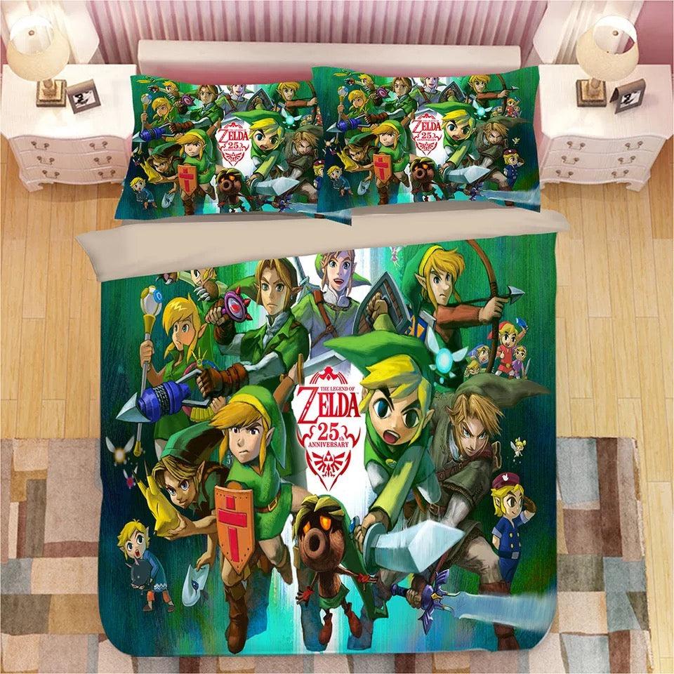 Super Smash Bros. Ultimate Mario  #5 Duvet Cover Quilt Cover Pillowcase Bedding Set Bed Home Bedroom Decor