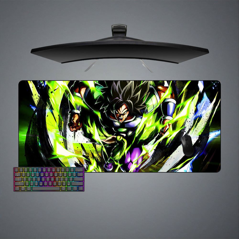 Allleftout Broly Attack Design Gaming Mouse Pad, Computer Desk Mat