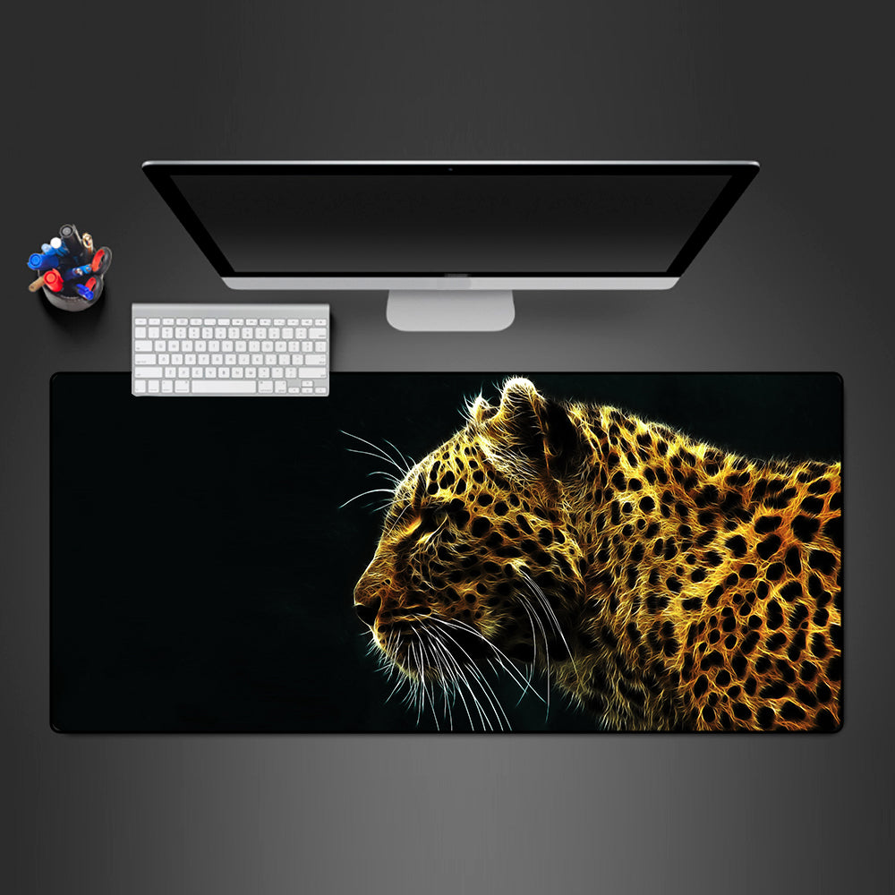 Allleftout Leopard Design Gaming Mouse Pad, Computer Desk Mat
