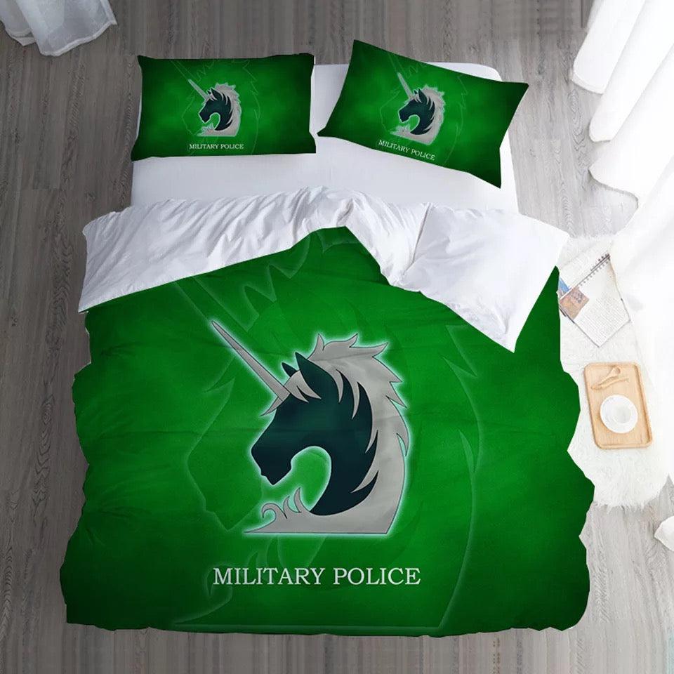 Attack On Titan  #10 Duvet Cover Quilt Cover Pillowcase Bedding Set Bed Home Bedroom Decor