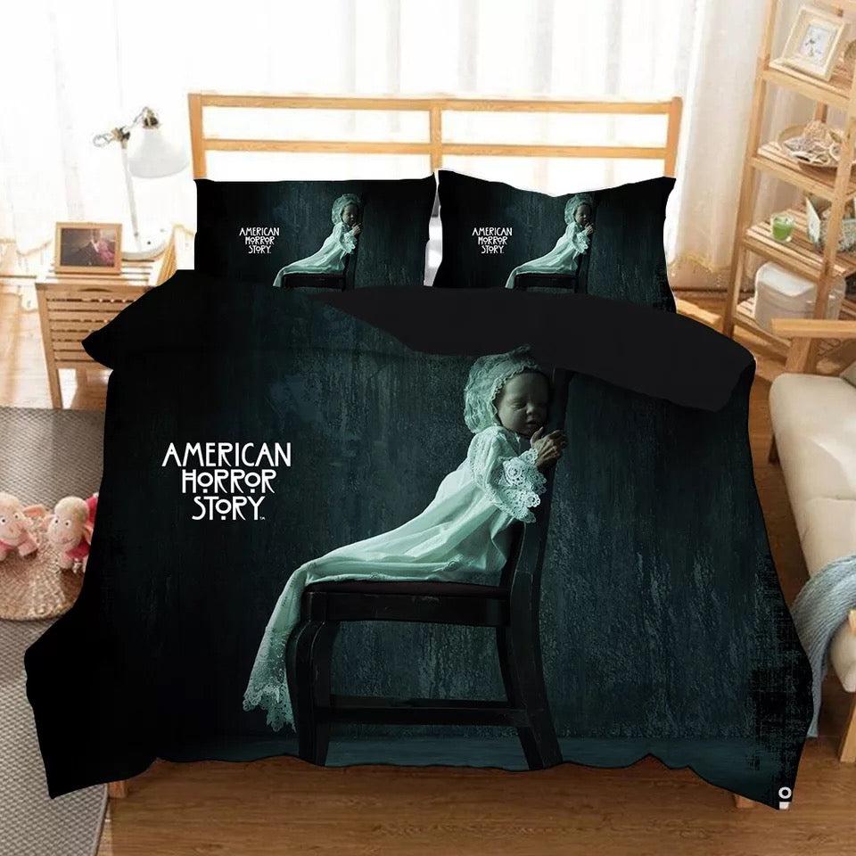 American Horror Story  #1 Duvet Cover Quilt Cover Pillowcase Bedding Set Bed Home Bedroom Decor