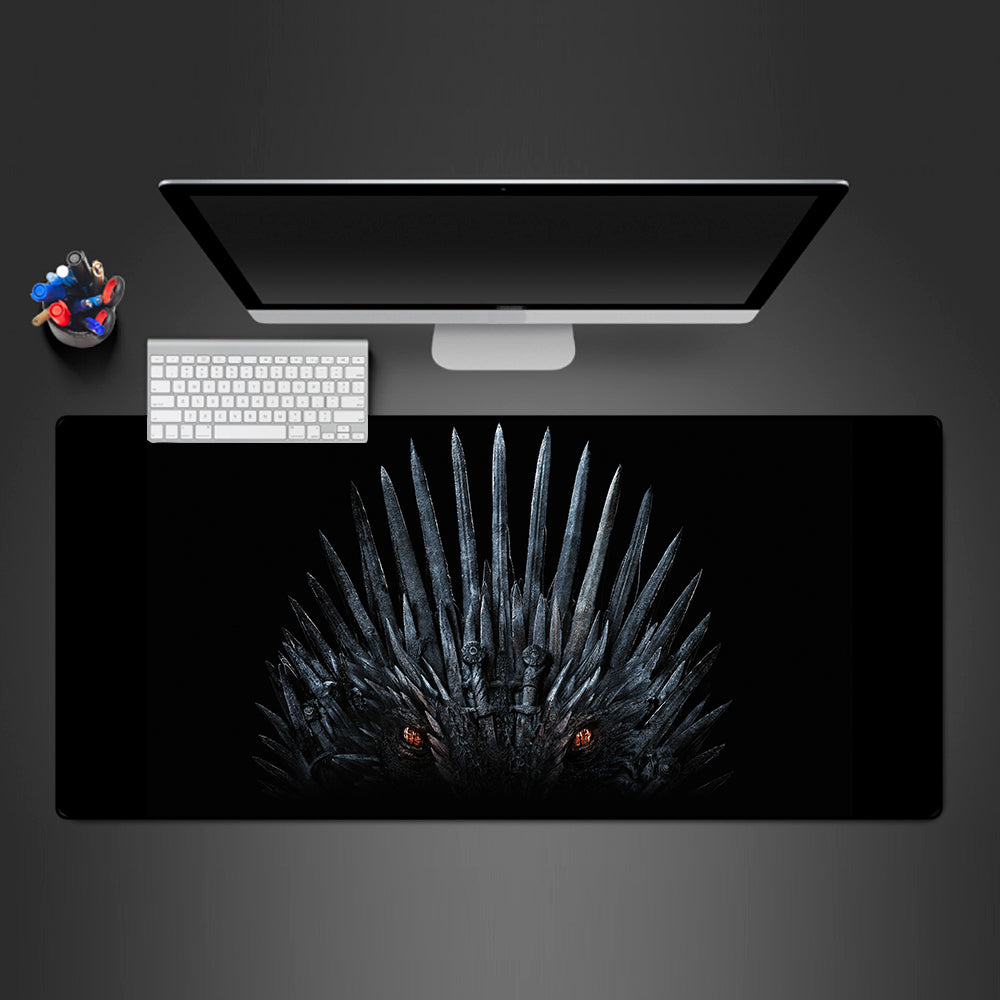 Allleftout Dragon Throne Design Gaming Mouse Pad, Computer Desk Mat