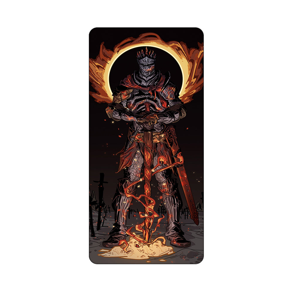 Allleftout Soul Of Cinder Design Standing Format Gaming Mouse Pad, Computer Desk Mat