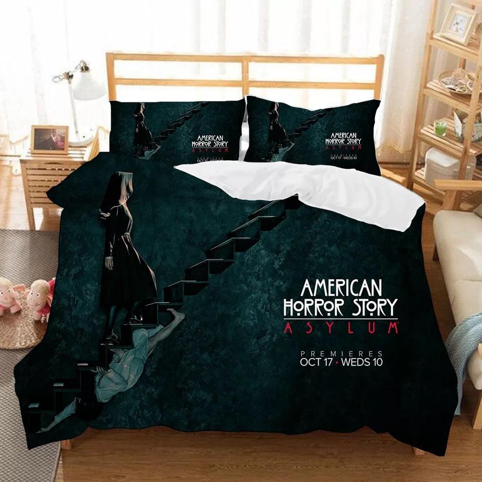 American Horror Story  #2 Duvet Cover Quilt Cover Pillowcase Bedding Set Bed Home Bedroom Decor