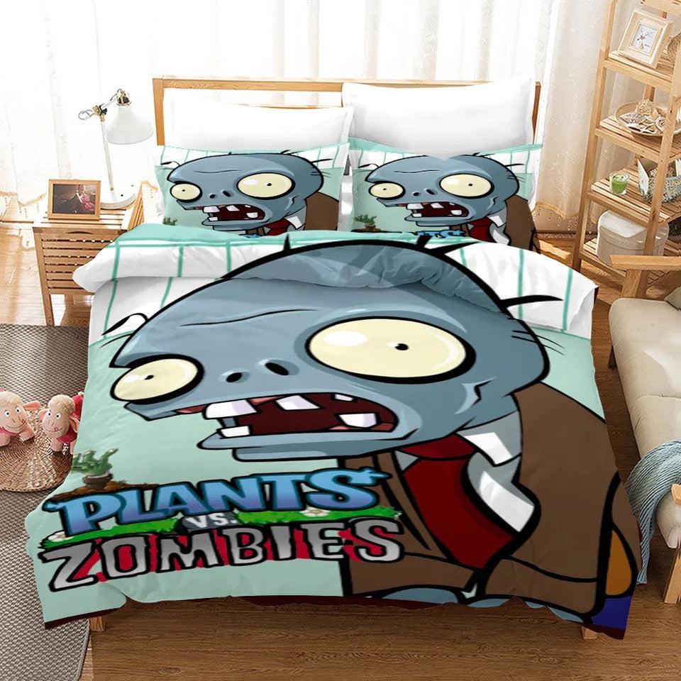 Plants Vs Zombies  #9 Duvet Cover Quilt Cover Pillowcase Bedding Set Bed Home Bedroom Decor