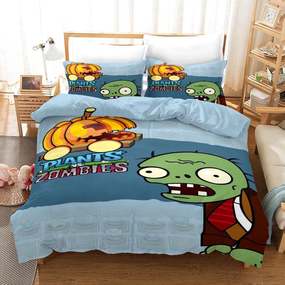 Plants Vs Zombies  #12 Duvet Cover Quilt Cover Pillowcase Bedding Set Bed Home Bedroom Decor
