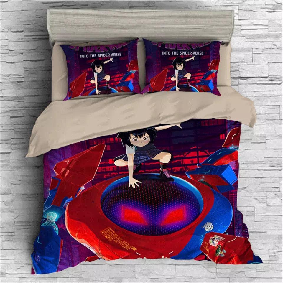 Spider-Man: Into The Spider-Verse Miles Morales  #19 Duvet Cover Quilt Cover Pillowcase Bedding Set