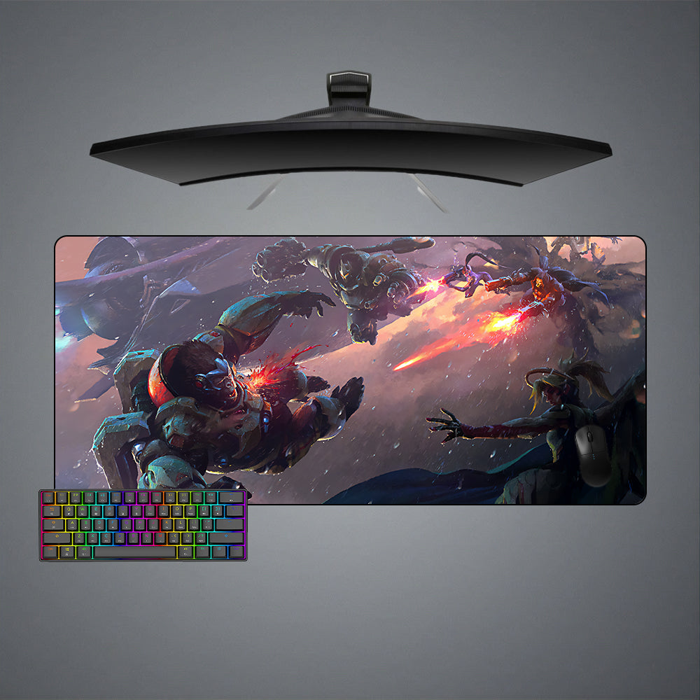 Allleftout Overwatch Fall Design Gaming Mouse Pad, Computer Desk Mat