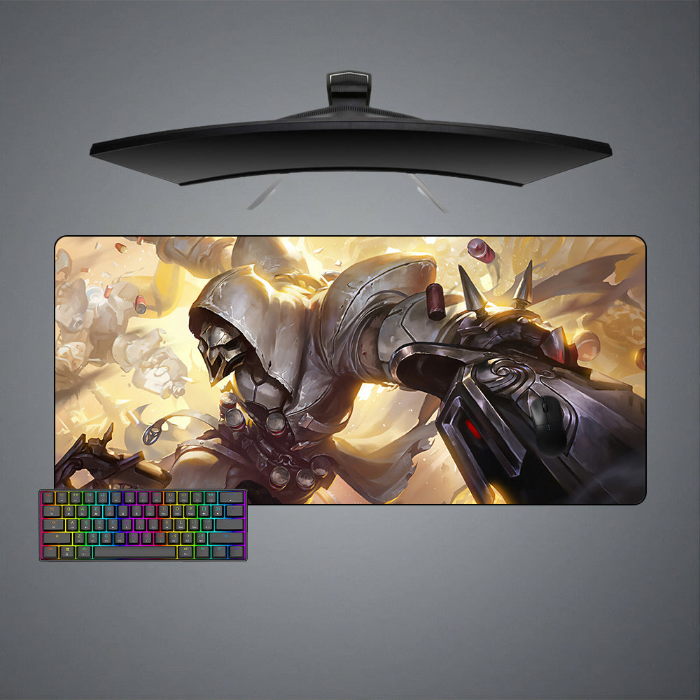 Allleftout Overwatch Reaper Design Gaming Mouse Pad, Computer Desk Mat