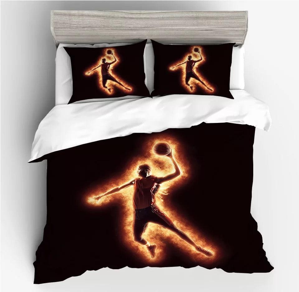 Basketball  #3 Duvet Cover Quilt Cover Pillowcase Bedding Set Bed Home Decor