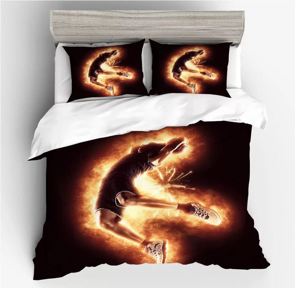 Basketball  #4 Duvet Cover Quilt Cover Pillowcase Bedding Set Bed Home Decor