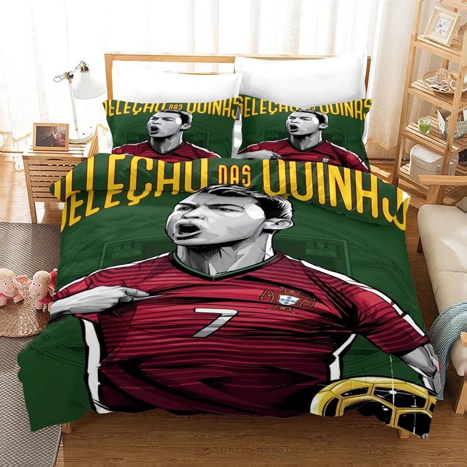 Football  #8 Duvet Cover Quilt Cover Pillowcase Bedding Set Bed Home Decor
