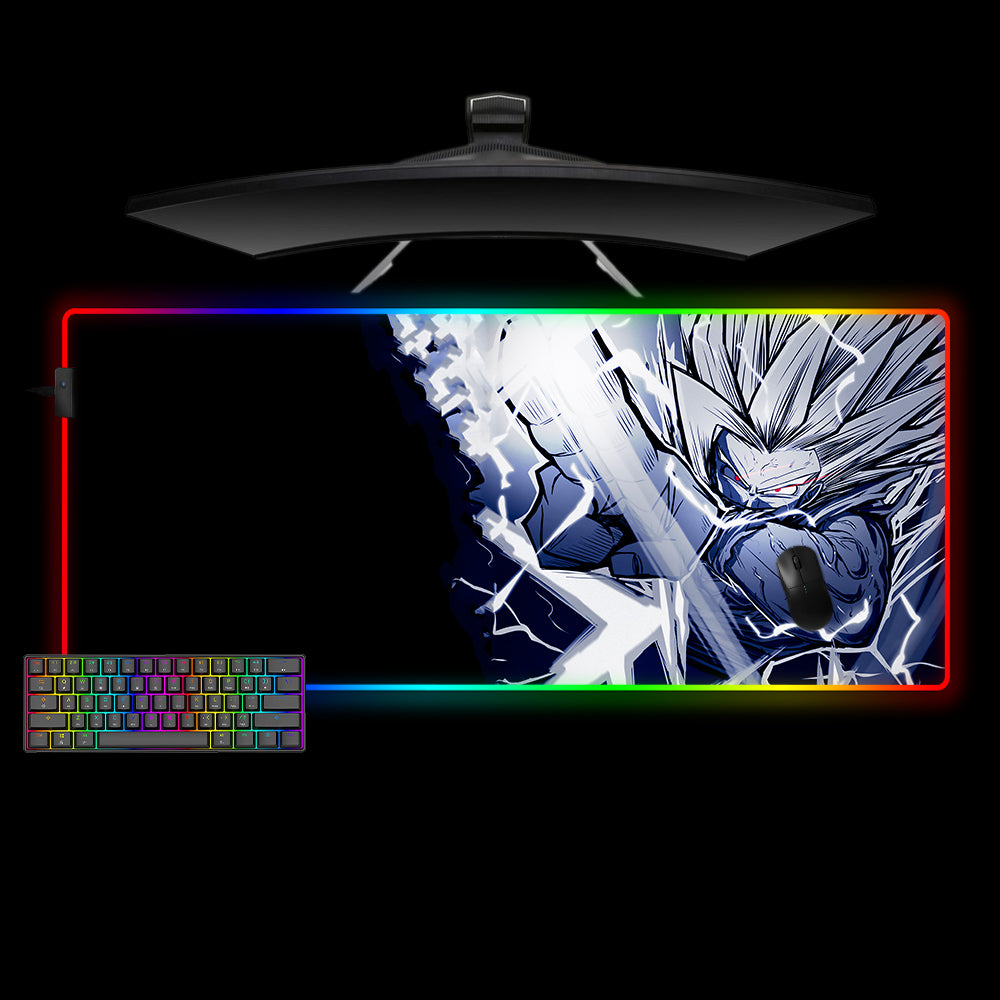 Allleftout Gohan Beast Design Rgb Gaming Mouse Pad, Computer Desk Mat