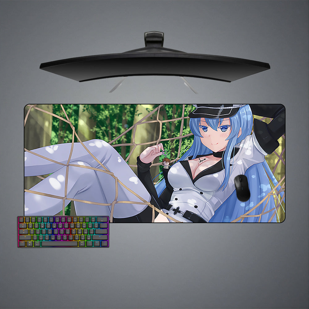 Allleftout Esdeath Design Gaming Mouse Pad, Computer Desk Mat