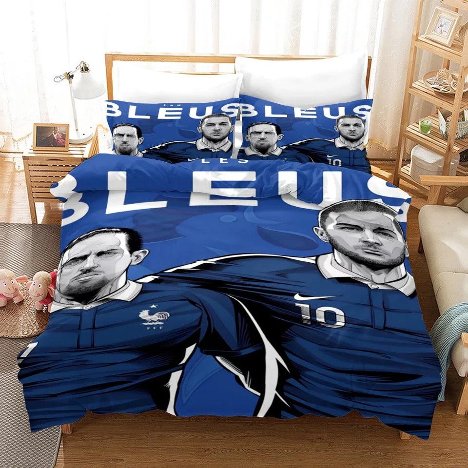 Football  #10 Duvet Cover Quilt Cover Pillowcase Bedding Set Bed Home Decor