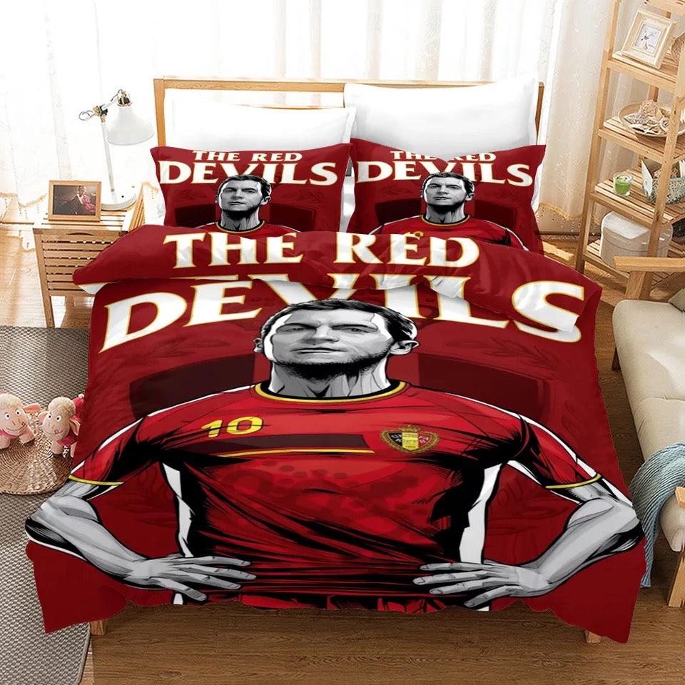 Football  #11 Duvet Cover Quilt Cover Pillowcase Bedding Set Bed Home Decor