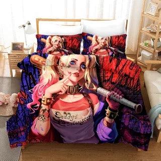 Birds Of Prey Harley Quinn #1 Duvet Cover Quilt Cover Pillowcase Bedding Set Bed Home Bedroom Decor