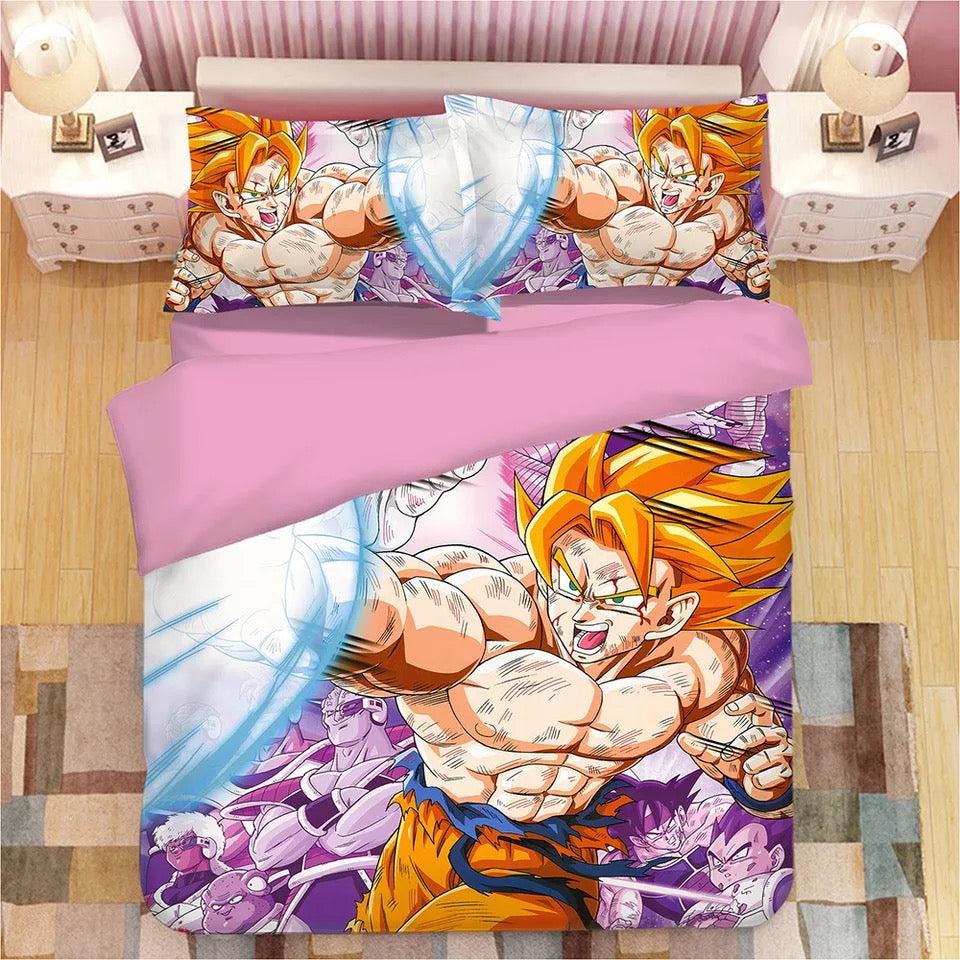 Dragon Ball Z Son Goku  #20 Duvet Cover Quilt Cover Pillowcase Bedding Set Bed Home Bedroom Decor