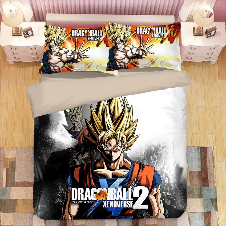 Dragon Ball Z Son Goku  #22 Duvet Cover Quilt Cover Pillowcase Bedding Set Bed Home Bedroom Decor