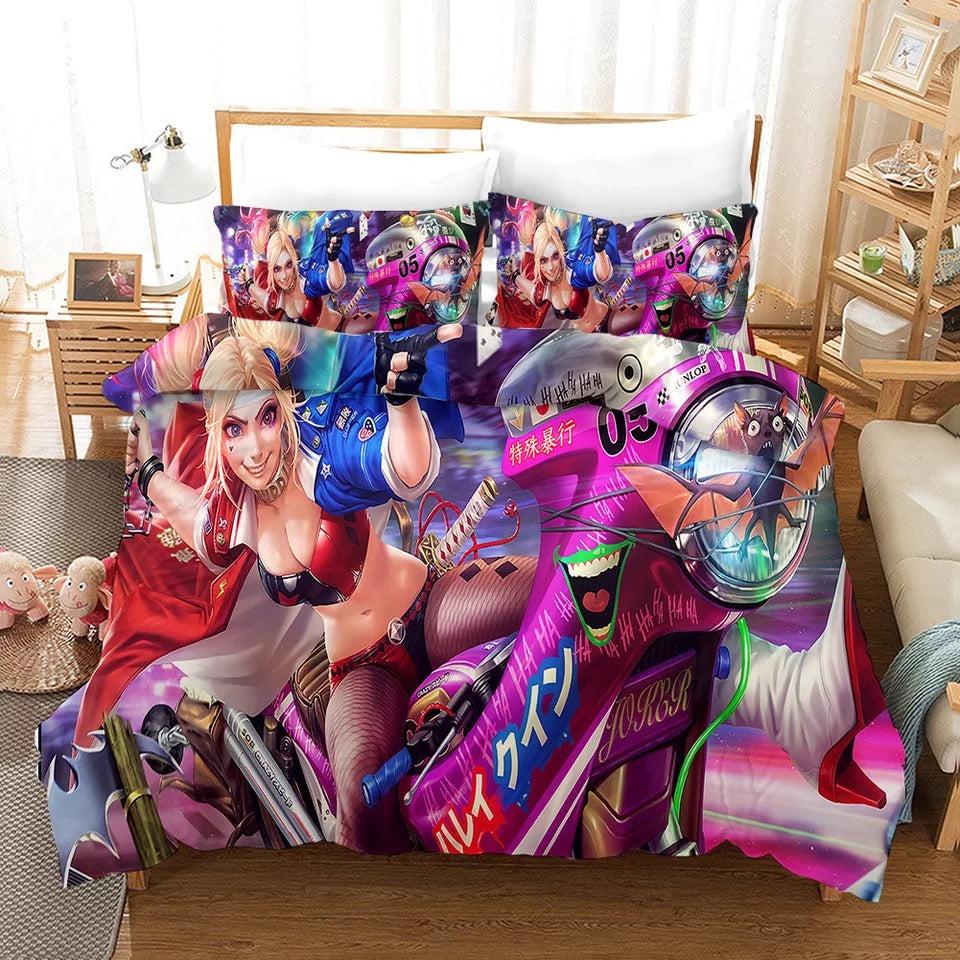 Birds Of Prey Harley Quinn  #7 Duvet Cover Quilt Cover Pillowcase Bedding Set Bed Home Bedroom Decor