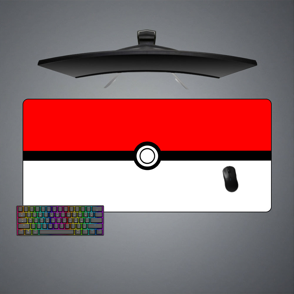 Allleftout Poke Ball Design Gaming Mouse Pad, Computer Desk Mat
