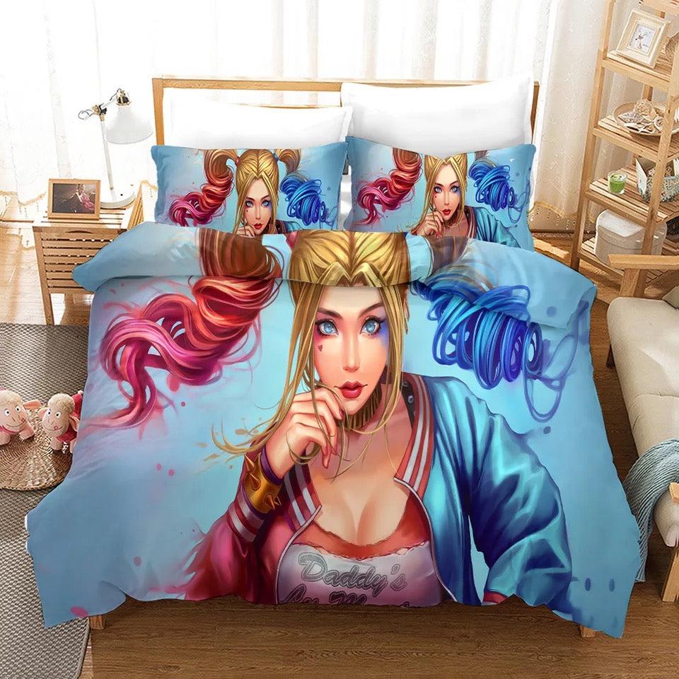 Birds Of Prey Harley Quinn  #16 Duvet Cover Quilt Cover Pillowcase Bedding Set Bed Home Bedroom Decor