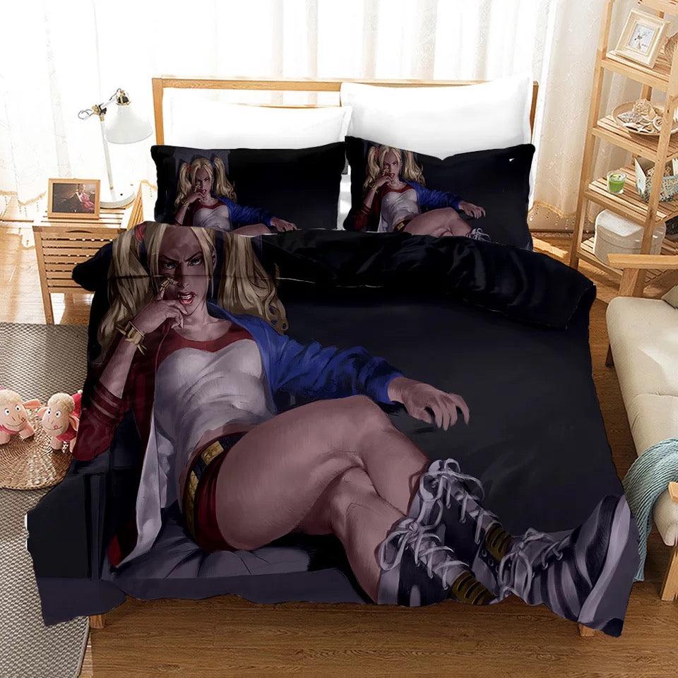Birds Of Prey Harley Quinn  #19 Duvet Cover Quilt Cover Pillowcase Bedding Set Bed Home Bedroom Decor