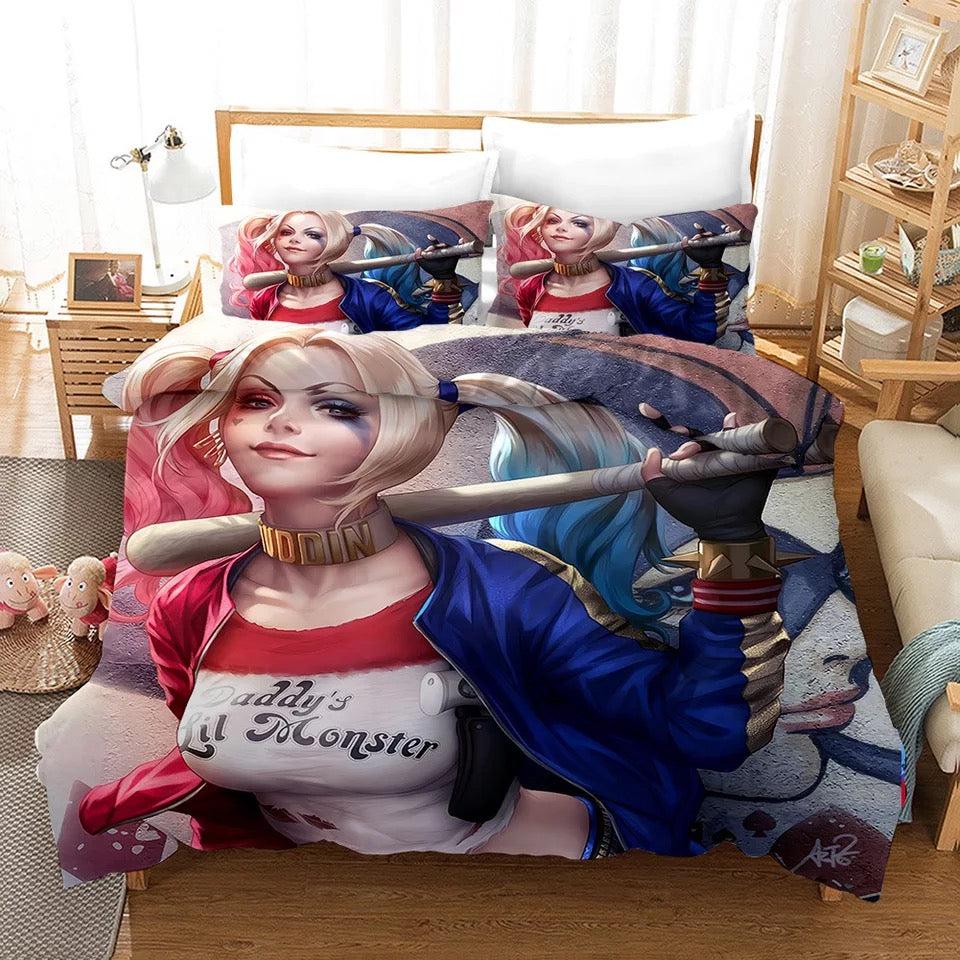 Birds Of Prey Harley Quinn  #33 Duvet Cover Quilt Cover Pillowcase Bedding Set Bed Home Bedroom Decor