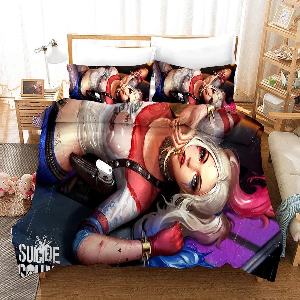 Birds Of Prey Harley Quinn  #30 Duvet Cover Quilt Cover Pillowcase Bedding Set Bed Home Bedroom Decor