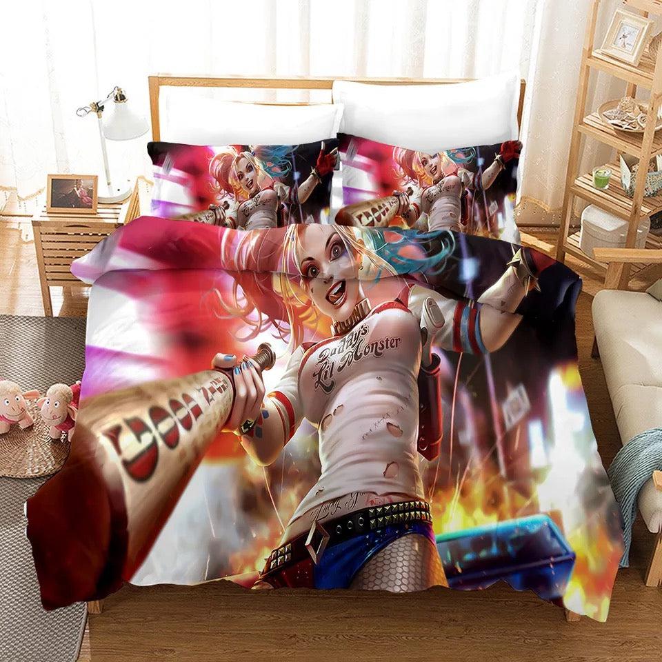 Birds Of Prey Harley Quinn  #25 Duvet Cover Quilt Cover Pillowcase Bedding Set Bed Home Bedroom Decor